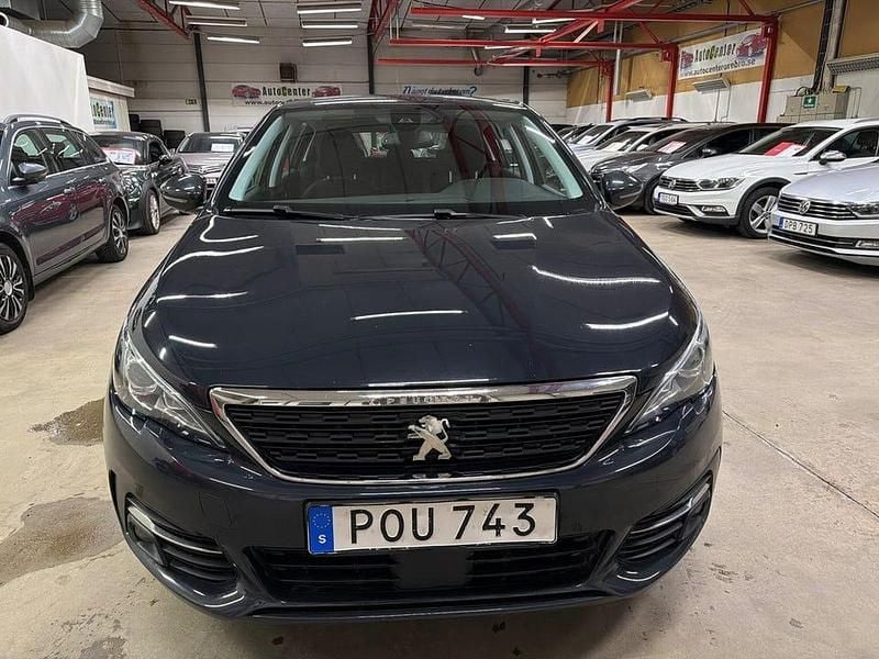 Begagnad Peugeot 308 131 HK (96 kW) 2018 Mörkgrå Halvkombi