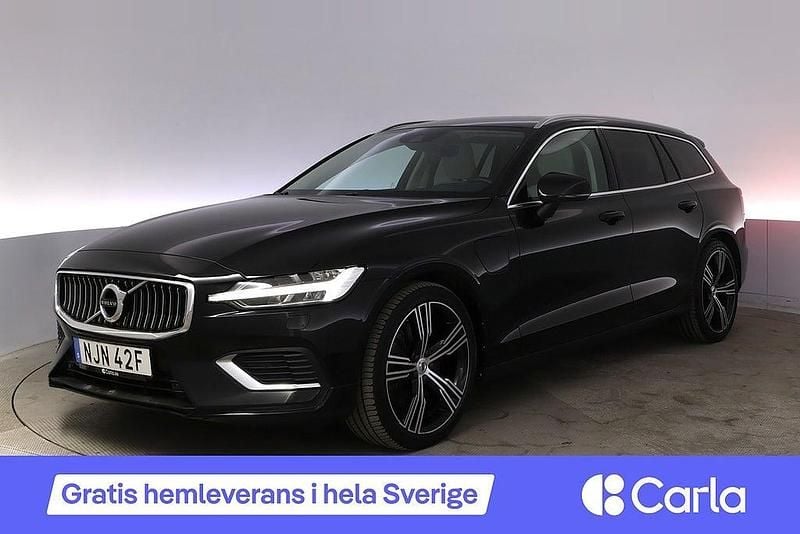 Svart Begagnad 2021 Volvo V60 Inscription Kombi | 388 990 kr (Marknadspris) - Bild 1/4