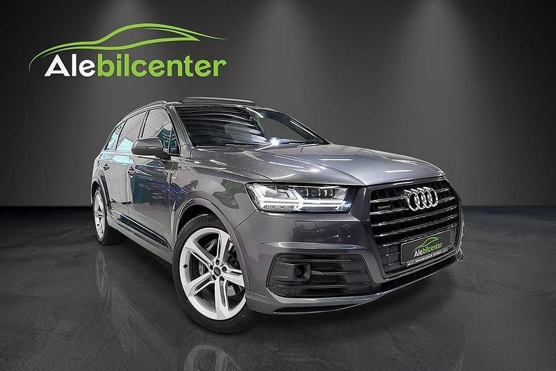 Begagnad Audi Q7 S-Line 272 HK (200 kW) 2017 Grå SUV