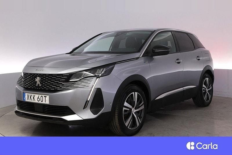 Grå Begagnad 2022 Peugeot 3008 Allure SUV | 267 900 kr (Marknadspris) - Bild 1/2
