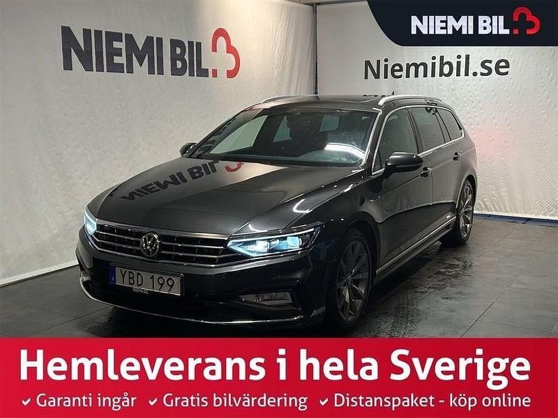 Mörkgrå Begagnad 2019 VW Passat GTS Kombi | 339 000 kr - Bild 1/3