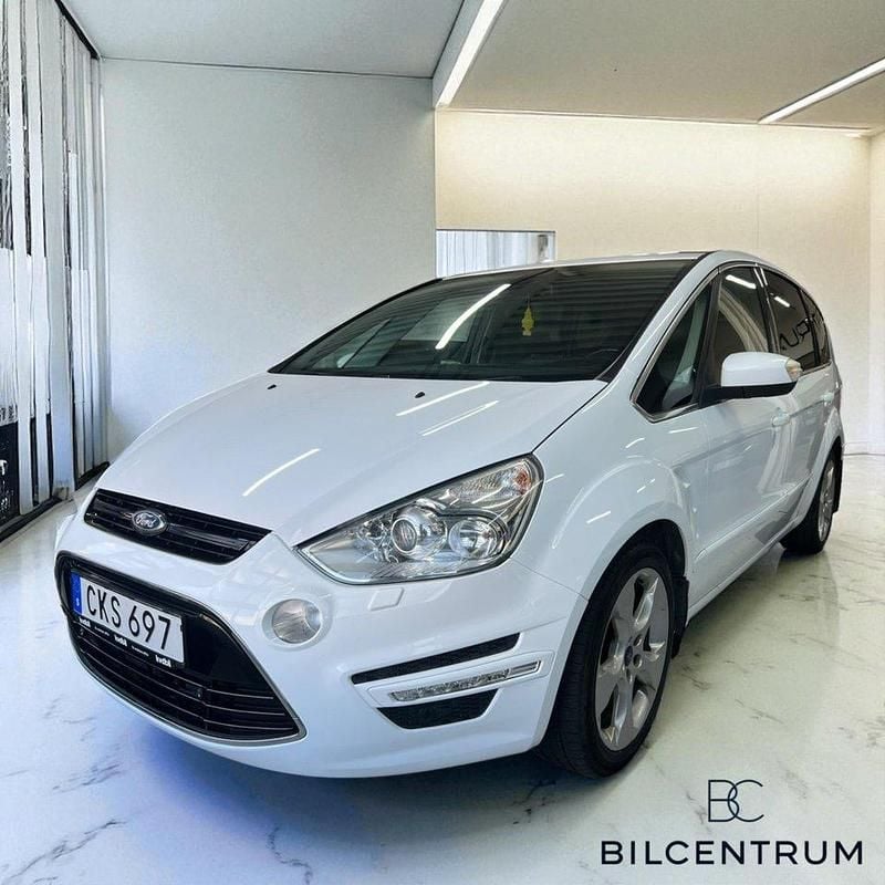 Vit Begagnad 2015 Ford S-MAX S Minibuss | 95 000 kr (Bra pris) - Bild 1/4
