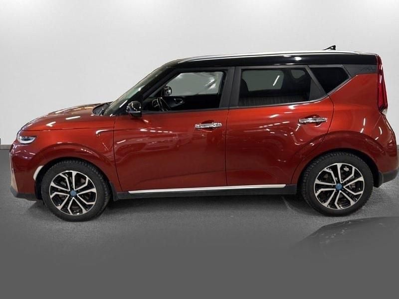 Begagnad Kia Soul EV Advance 150 kW (204 HK) 2020 /se3/ mars orange/cherry black SUV