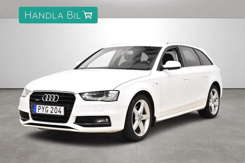Vit Begagnad 2015 Audi A4 S-Line Kombi | 149 900 kr (Marknadspris) - Bild 1/4