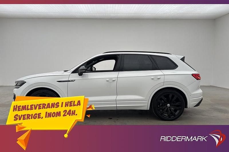 Vit Begagnad 2018 VW Touareg Executive SUV | 428 900 kr (Marknadspris) - Bild 1/3