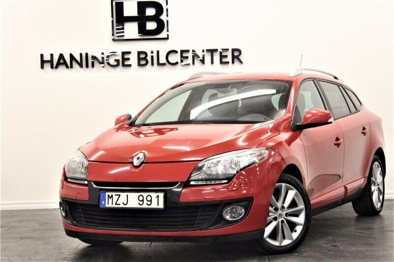 Röd Begagnad 2013 Renault Mégane GrandTour GT Kombi | 49 900 kr (Bra pris) - Bild 1/4