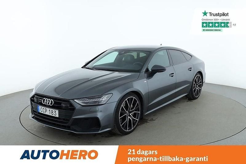 Grå Begagnad 2018 Audi A7 Sportback Halvkombi | 417 000 kr (Dyr) - Bild 1/4