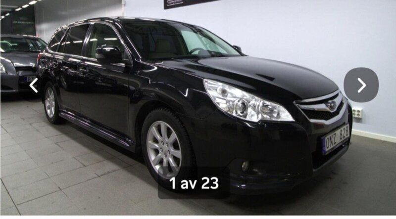 Svart Begagnad 2012 Subaru Legacy Kombi | 130 000 kr (Dyr) - Bild 1/4