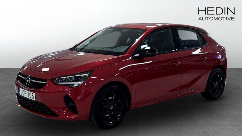 Röd (red) Begagnad 2022 Opel Corsa Halvkombi | 149 900 kr (Bra pris) - Bild 1/4