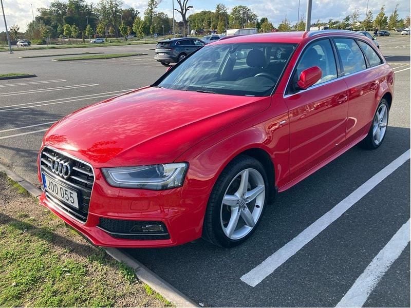 Röd Begagnad 2015 Audi A4 S-Line Kombi | 99 000 kr (Lite dyr) - Bild 1/4