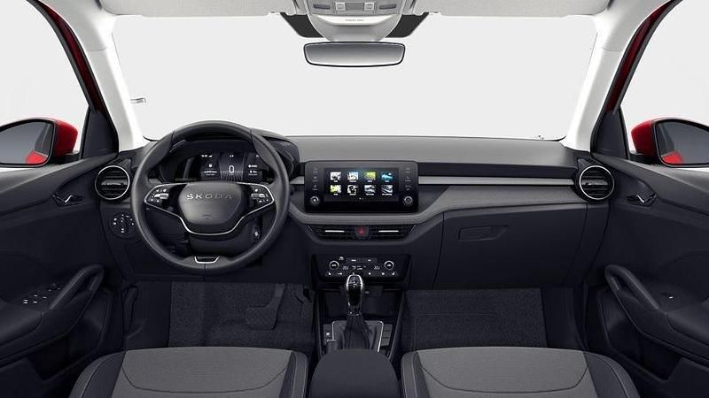 Ny Skoda Fabia 116 HK (85 kW) 2025 Röd Halvkombi