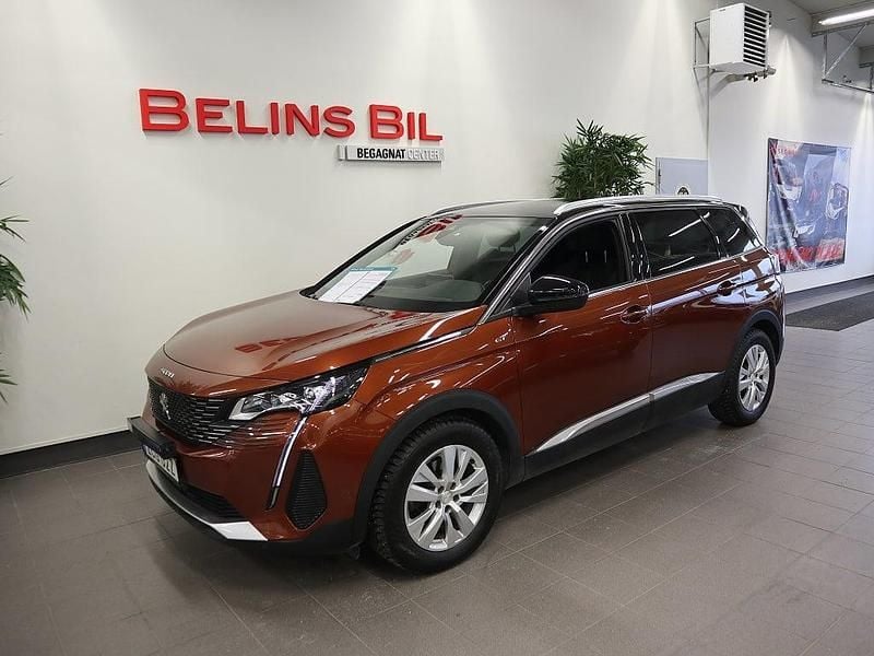 Brun cuprite Begagnad 2021 Peugeot 5008 GT SUV | 249 500 kr (Marknadspris) - Bild 1/4