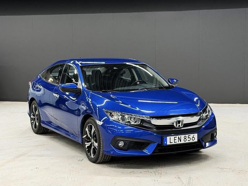 Begagnad Honda Civic Elegance 182 HK (133 kW) 2017 Blå