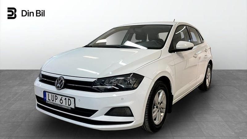 Vit Begagnad 2019 VW Polo Halvkombi | 144 900 kr (Marknadspris) - Bild 1/4