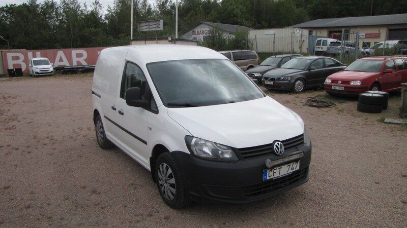 Vit Begagnad 2013 VW Caddy Minibuss | 49 000 kr (Marknadspris) - Bild 1/4
