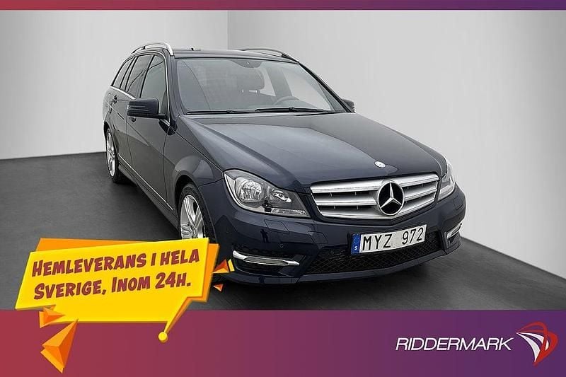 Blå Begagnad 2013 Mercedes C200 | 129 900 kr (Lite dyr) - Bild 1/3
