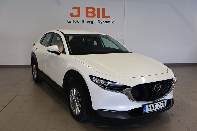 Vit Begagnad 2021 Mazda CX-30 Sky SUV | 219 900 kr (Marknadspris) - Bild 1/4