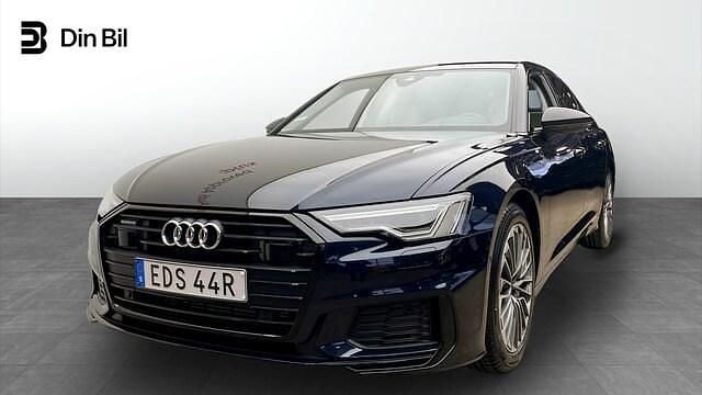 Begagnad Audi A6 S-Line 367 HK (269 kW) 2021 Firmamentblå metallic Sedan