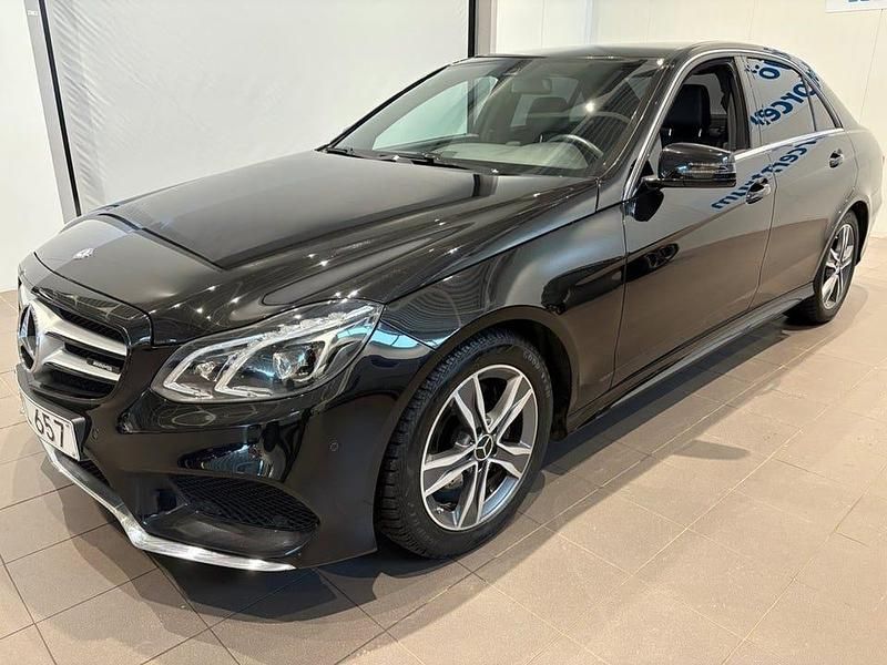 Begagnad Mercedes E220 AMG 170 HK (125 kW) 2014 Svart Sedan