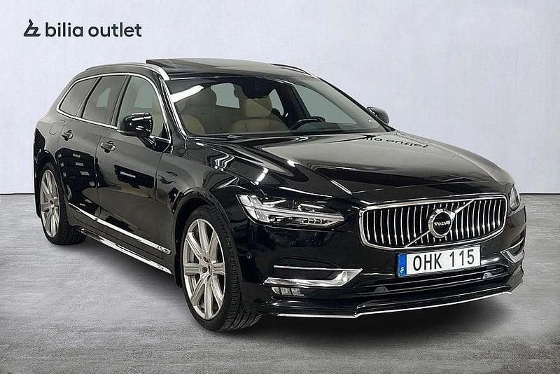 Begagnad Volvo V90 Inscription 235 HK (172 kW) 2016 Svart Kombi