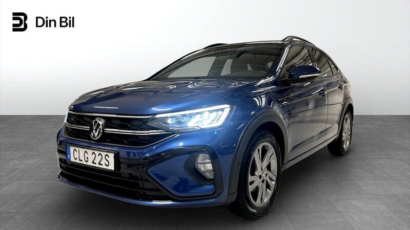 Blå Begagnad 2022 VW Taigo R-line SUV | 234 900 kr (Marknadspris) - Bild 1/4
