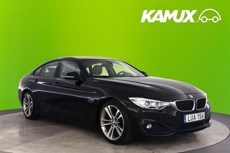 Svart Begagnad 2016 BMW 420 Gran Coupé Sport Line Sportkupé | 169 900 kr (Marknadspris) - Bild 1/3
