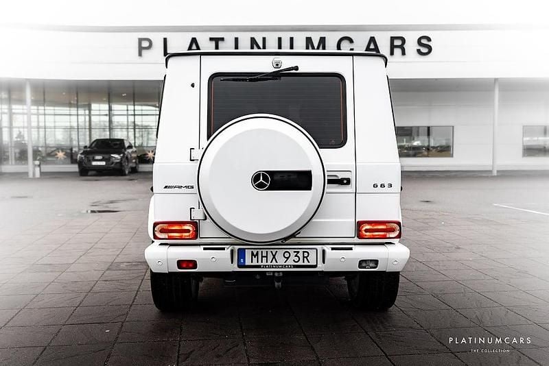 Begagnad Mercedes G63 AMG Exclusive 572 HK (420 kW) 2018 Vit SUV