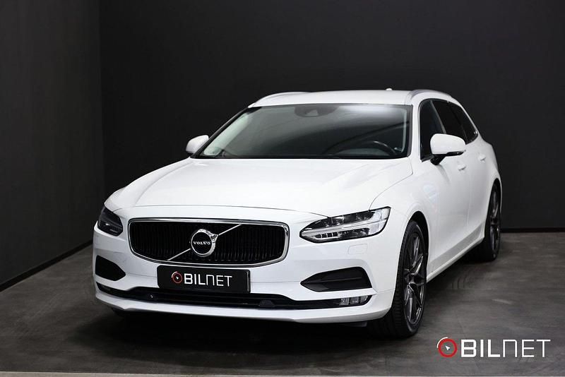 Vit Begagnad 2018 Volvo V90 Kombi | 239 900 kr (Marknadspris) - Bild 1/4