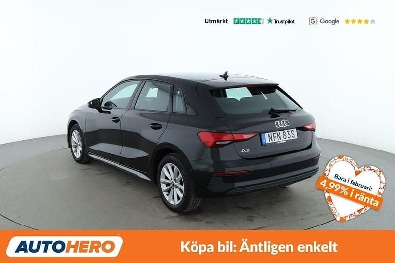 Begagnad Audi A3 151 HK (111 kW) 2022 Svart Sedan