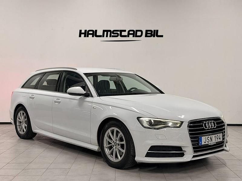 Vit Begagnad 2015 Audi A6 S-Line Kombi | 149 500 kr (Marknadspris) - Bild 1/4