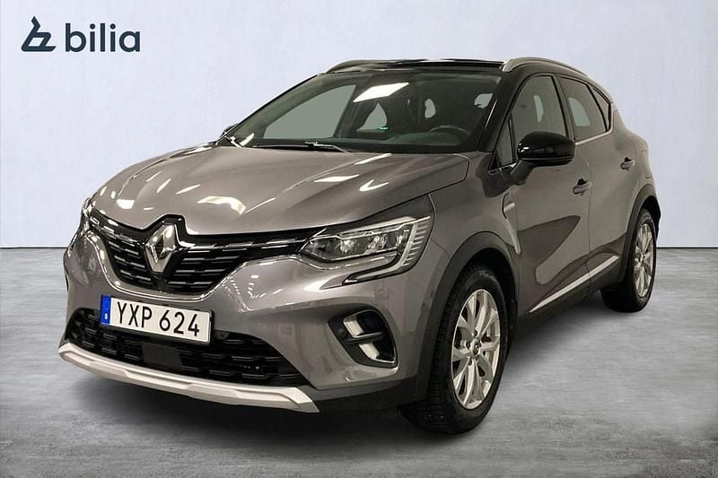 Grå Begagnad 2021 Renault Captur Intens SUV | 209 900 kr (Marknadspris) - Bild 1/3