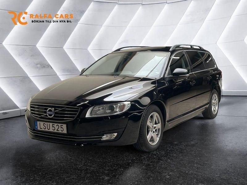 Svart Begagnad 2015 Volvo V70 Momentum Kombi | 104 800 kr (Bra pris) - Bild 1/3