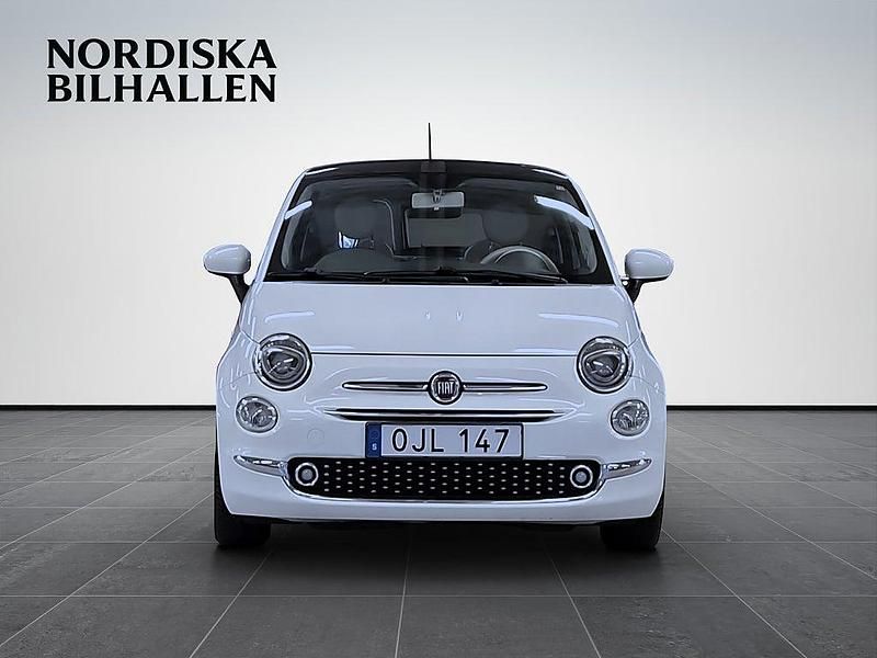 Begagnad Fiat 500 Lounge 69 HK (50 kW) 2016 Vit Halvkombi