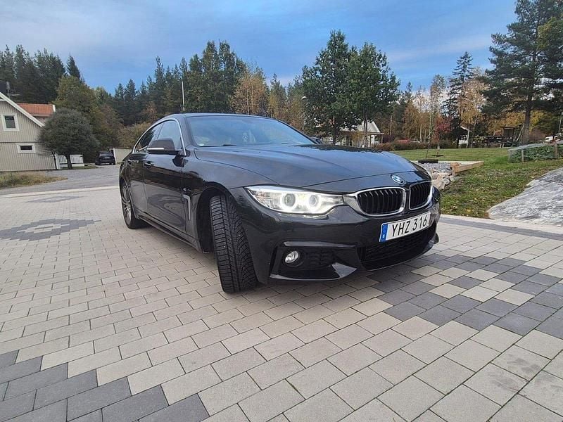 Svart Begagnad 2017 BMW 420 Gran Coupé M Sport Sportkupé | 249 000 kr (Marknadspris) - Bild 1/4