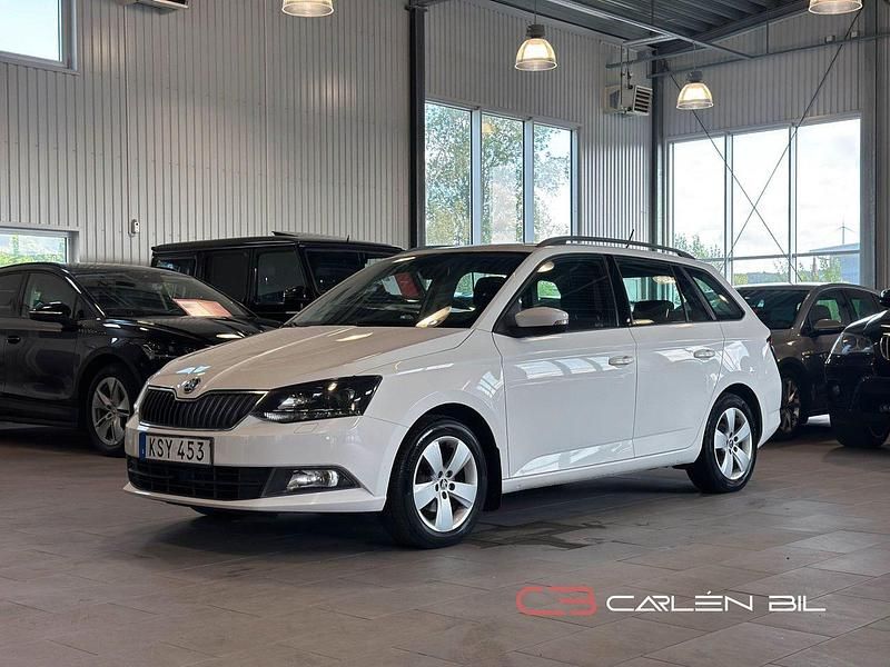 Vit Begagnad 2015 Skoda Fabia Elegance Kombi | 63 900 kr (Marknadspris) - Bild 1/3