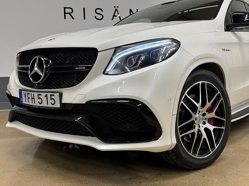 Begagnad Mercedes GLE63 AMG AMG 585 HK (430 kW) 2016 Vit Sportkupé
