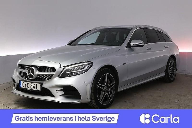 Begagnad Mercedes C300e AMG 306 HK (225 kW) 2021 Silver Kombi
