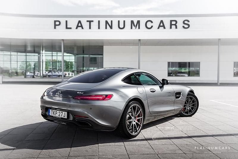 Begagnad Mercedes AMG GT S AMG 510 HK (375 kW) 2016 Grå (selenite grå metallic) Sportkupé