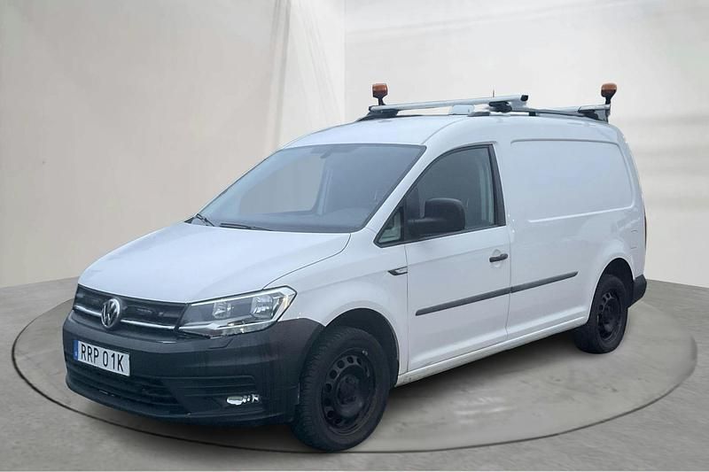 Vit Begagnad 2020 VW Caddy Maxi Minibuss | 219 000 kr (Bra pris) - Bild 1/4