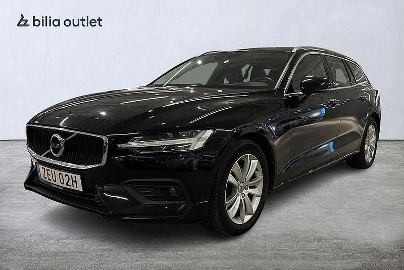 Svart Begagnad 2021 Volvo V60 SE Kombi | 279 900 kr (Marknadspris) - Bild 1/3