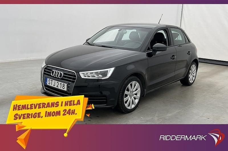 Svart Begagnad 2016 Audi A1 Sportback Proline Halvkombi | 109 800 kr (Marknadspris) - Bild 1/3