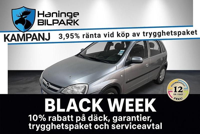 Grå Begagnad 2004 Opel Corsa Halvkombi | 19 995 kr (Marknadspris) - Bild 1/2