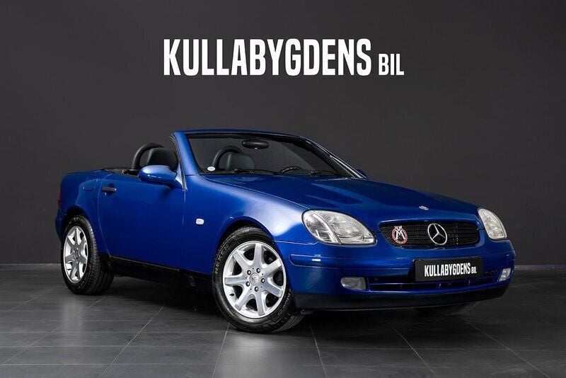 Mörkblå Begagnad 1997 Mercedes SLK200 Cab | 99 000 kr - Bild 1/4