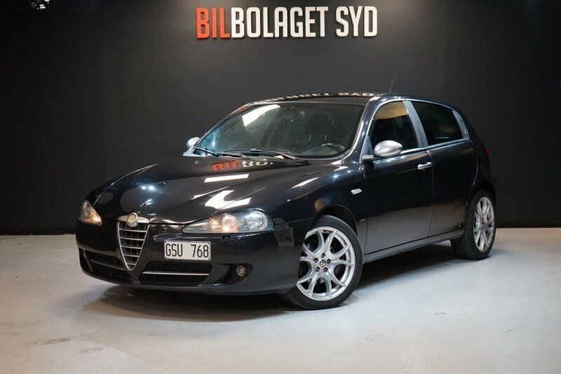 Svart Begagnad 2007 Alfa Romeo 147 Progression Halvkombi | 24 900 kr - Bild 1/4
