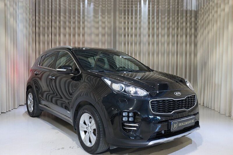 Svart Begagnad 2016 Kia Sportage GT-Line SUV | 149 900 kr (Dyr) - Bild 1/4