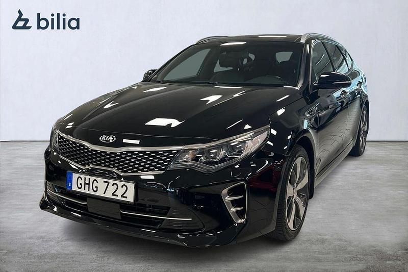 Svart Begagnad 2016 Kia Optima Sport Kombi | 179 900 kr (Lite dyr) - Bild 1/4