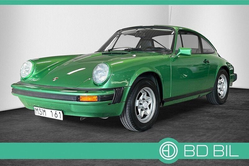Ljusgrön Begagnad 1975 Porsche 911 | 595 000 kr - Bild 1/4