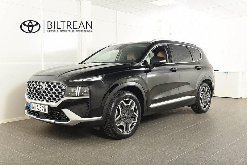 Svart Begagnad 2021 Hyundai Santa Fe Advanced SUV | 394 900 kr (Marknadspris) - Bild 1/4
