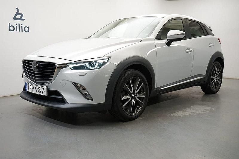 Vit Begagnad 2016 Mazda CX-3 SUV | 189 900 kr (Marknadspris) - Bild 1/4