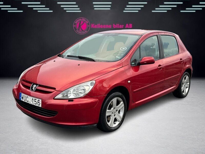 Röd Begagnad 2005 Peugeot 307 Halvkombi | 28 900 kr (Marknadspris) - Bild 1/4